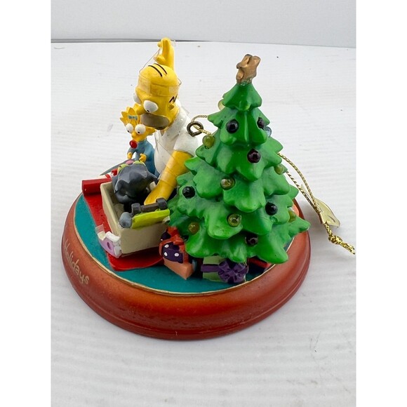 THE SIMPSONS Bradford Christmas Ornament Illuminated Wrapped up in the Holidays - Picture 4 of 9